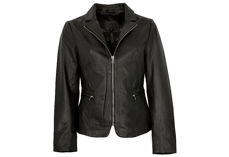 Maddox Lederjacke Inka MADDOX - Damen Lederjacke Blazer Lammnappa schwarz günstig online kaufen