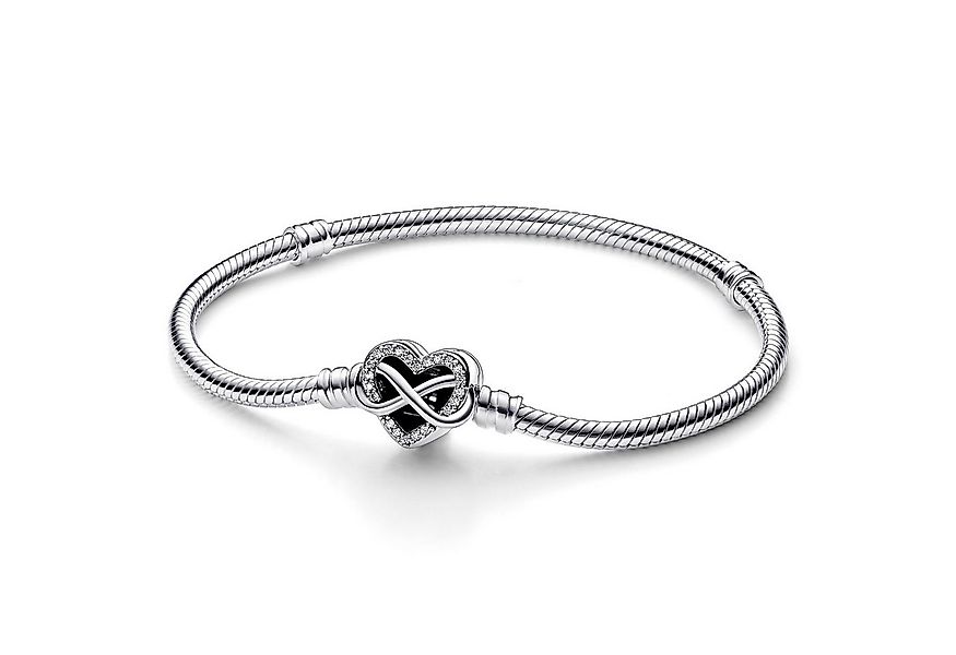 Pandora Silberarmband Damenarmband Silber Funkelndes Unendlichkeits-Herz günstig online kaufen