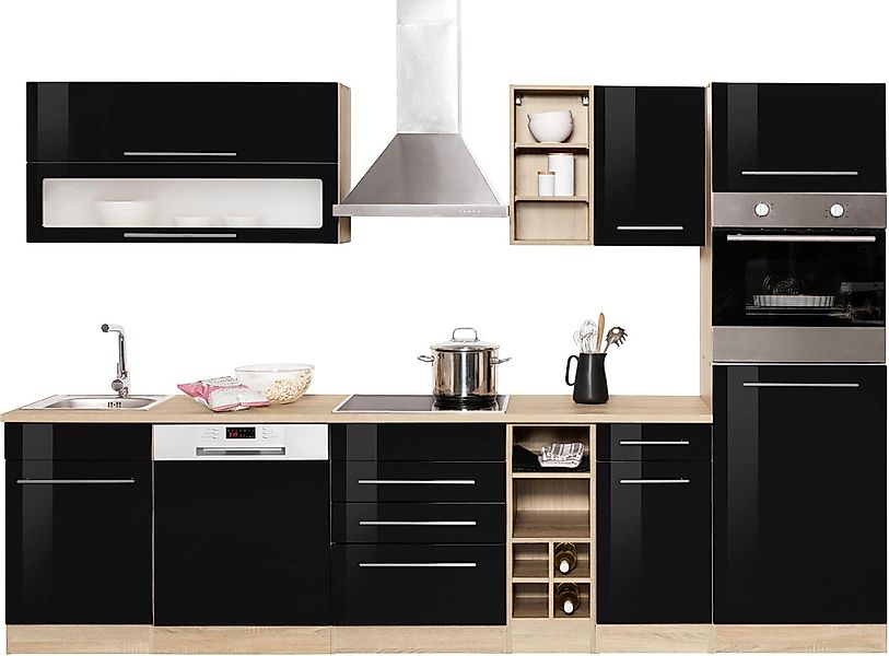 KOCHSTATION Küchenzeile »KS-Eton« mit E-Geräten, Breite 300 cm günstig online kaufen