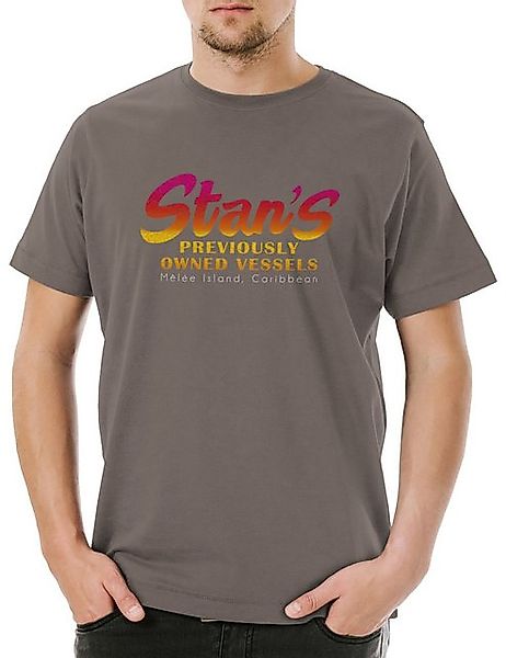Urban Backwoods Print-Shirt Stan's Herren T-Shirt The Game Secret Carribean günstig online kaufen