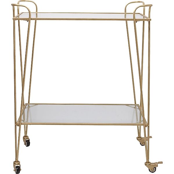 Servierwagen 87,5 cm x 69,5 cm x 35 cm Goldfarben günstig online kaufen