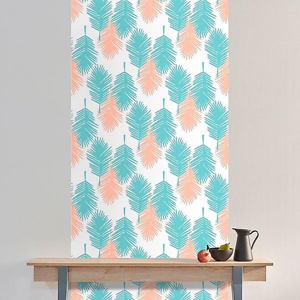 queence Vinyltapete »Taha«, bedruckt-Motiv-botanisch-floral-gemustert-natür günstig online kaufen