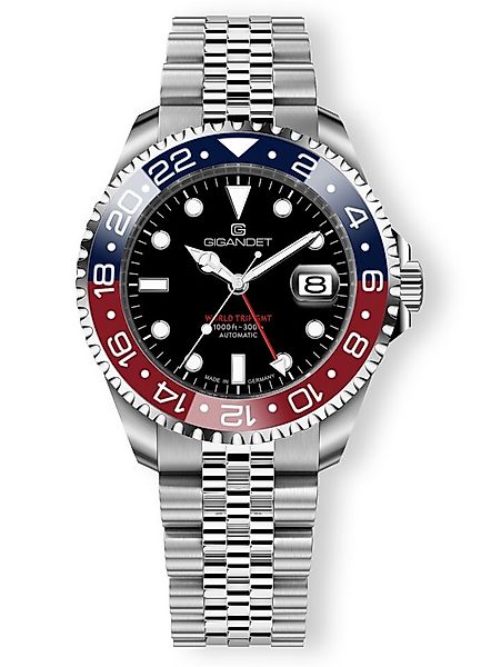 Gigandet Automatikuhr Made in Germany, Saphirglas, WORLD TRIP GMT - G1000-0 günstig online kaufen