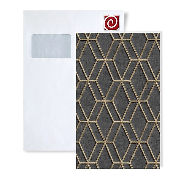 PROFHOME 1 MUSTERSTÜCK FANCY S-DE120066-DI DIN A4 MUSTER Geometrie Tapete günstig online kaufen