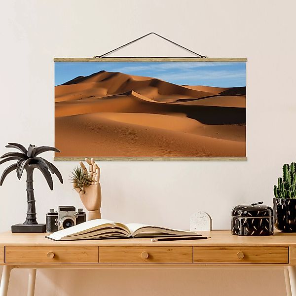 Stoffbild Landschaft mit Posterleisten - Querformat Desert Dunes günstig online kaufen