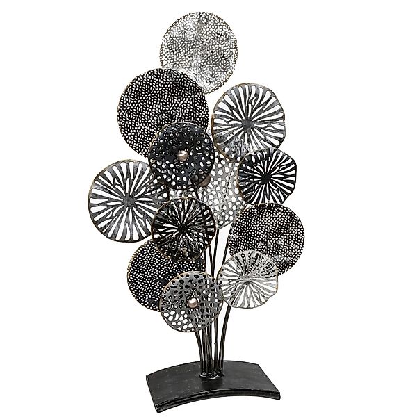 GILDE Skulptur CIRCOLO Standdekoration - grau, günstig online kaufen