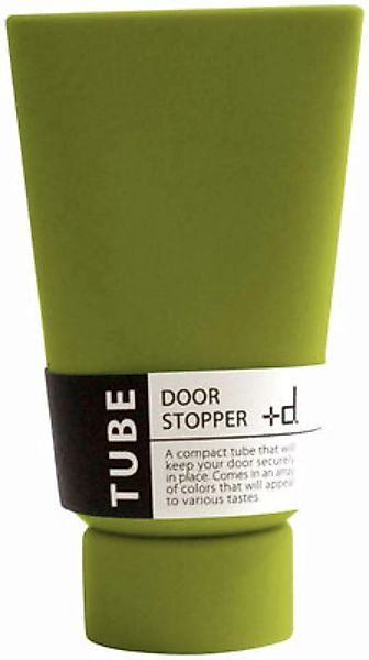 Türstopper  plastikmaterial grün Farbtube - Pa Design - Grün günstig online kaufen