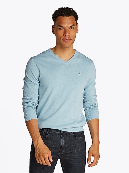 Tommy Hilfiger Strickpullover ESSENTIAL COTTON V günstig online kaufen