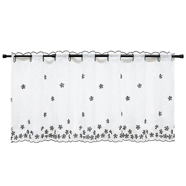 Delien Scheibengardine (1 St), Stangendurchzug, transparent, günstig online kaufen