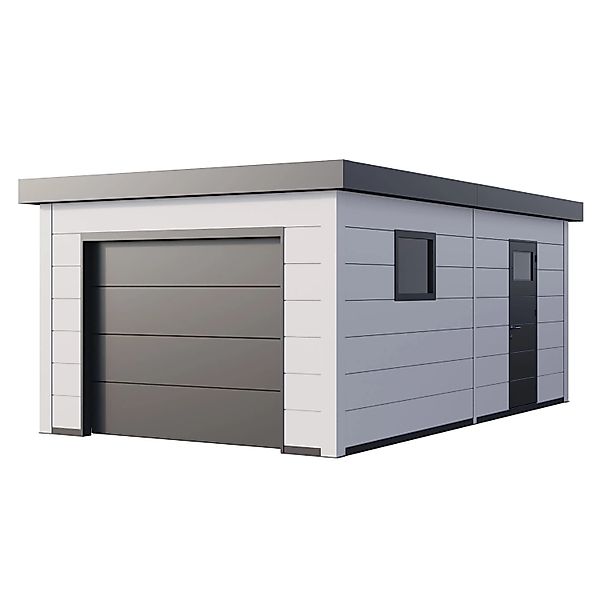 Garage 3663 mit Weiße Ecken 358 cm x 628 cm günstig online kaufen
