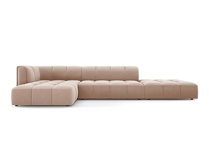 Milo Casa | Ecksofa Francesca Samt links 5-Sitzer günstig online kaufen