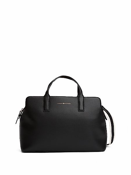 Tommy Hilfiger Tragetasche "TH LOGOTAPE SATCHEL", Damen Umhängetasche, Busi günstig online kaufen