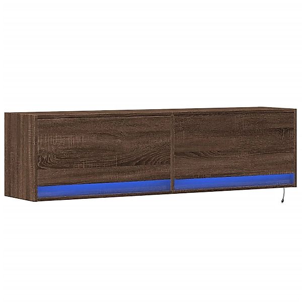 vidaXL TV-Wandschrank mit LED-Beleuchtung Eichen-Optik 140x31x38 cm 852375 günstig online kaufen