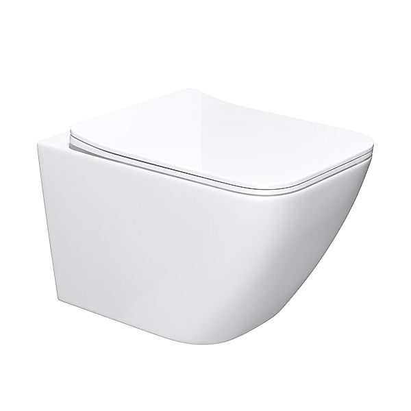 doporro Tiefspül-WC Hänge WC Spülrandlos Wand-WC günstig online kaufen