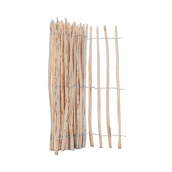 Stiltreu Staketenzaun Haselnuss 500 cm x 150 cm Lattenabstand 7-9 cm günstig online kaufen