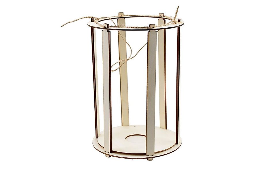 AVANTGARDE Umzugslaterne Holzlaterne Rund Stecksystem günstig online kaufen