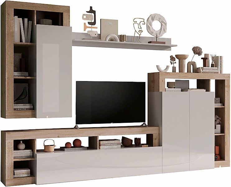 INOSIGN Wohnwand "Hamburg" 4 Stk. tlg. günstig online kaufen