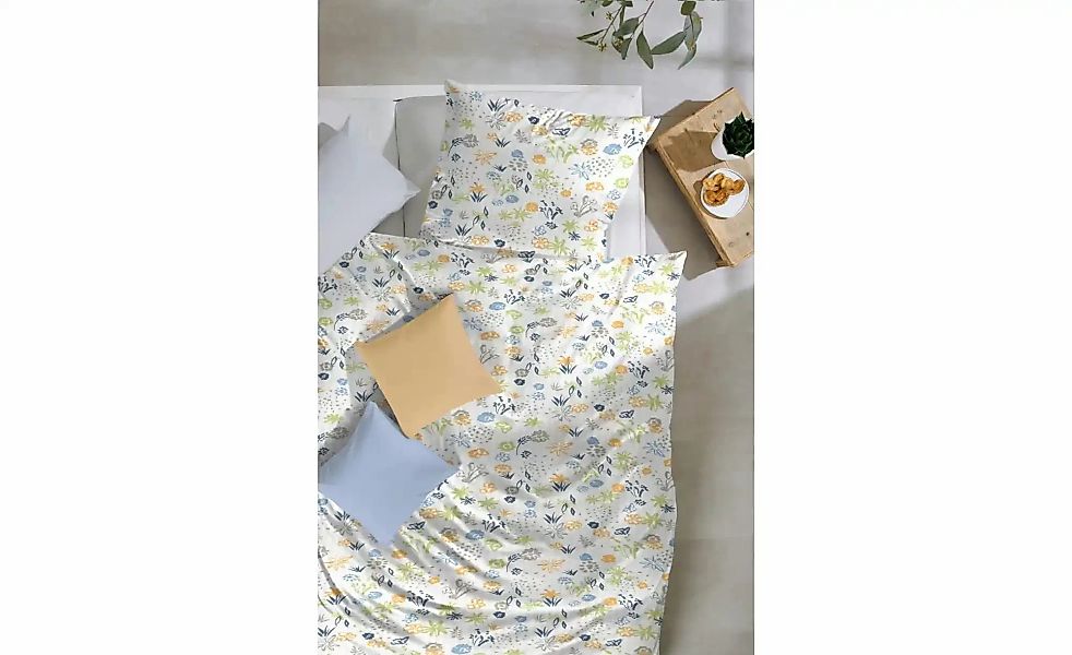 Primera Bettwäsche Primera Soft-Seersucker-Bettwäsche Blümchen, Seersucker, günstig online kaufen