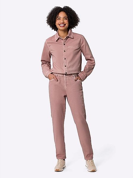 heine Jumpsuit Jumpsuit Langarm Innenbeinlänge ca. 77 cm günstig online kaufen