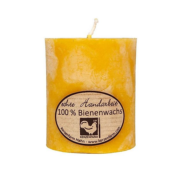 Hahn Kerzenfarm Formkerze Bienenwachs - Stumpenkerze 65x75mm günstig online kaufen