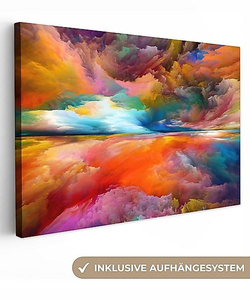 OneMillionCanvasses® Leinwandbild Kunstdrucke - Ölfarbenoptik - Abstrakt - günstig online kaufen