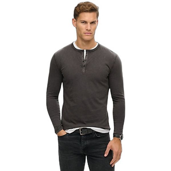 Superdry  T-Shirt T-shirt manches longues  Slub Grandad günstig online kaufen