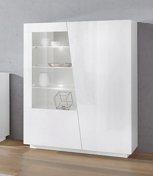 Home affaire Highboard "Vega, Hochschrank, Hochkommode, Schrank" mit 2 Türe günstig online kaufen