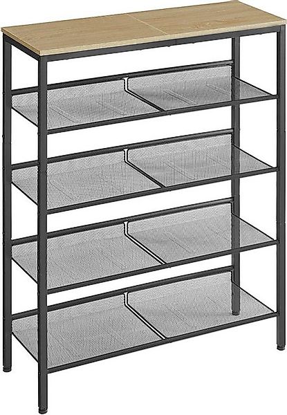 Best for Home Schuhschrank Stilvoller Schuhschrank aus Stahl und MDF–Platz günstig online kaufen