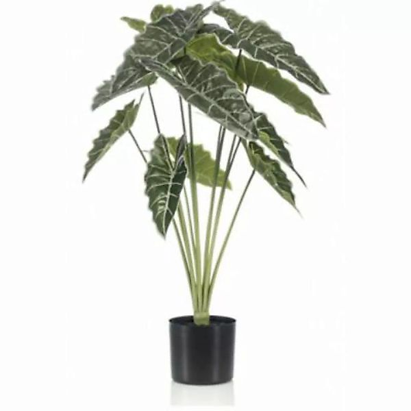Emerald Kunstfpflanze Elefantenohr im Topf 80 cm Dekorationspflanze grün günstig online kaufen