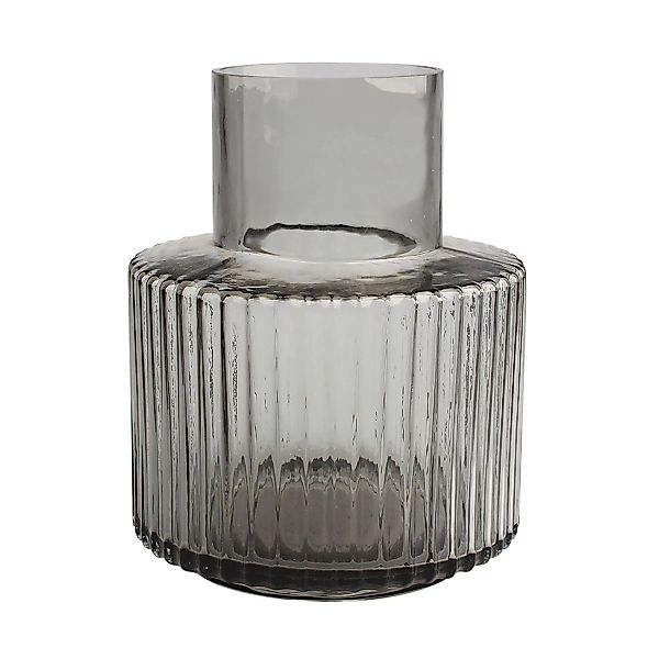 Collection - Ripple Vase H 21cm - grau/H x Ø 21x17cm günstig online kaufen