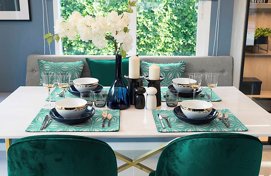 Adam Platzset Retro Floret, (2-St), GOTS günstig online kaufen
