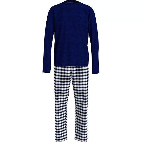 Tommy Hilfiger Underwear Print Langarm Rundhalshose Woven Set Pyjama M Yale günstig online kaufen