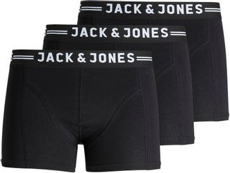 Jack & Jones 3-er Set Trunks Grau, Schwarz & Weiss günstig online kaufen