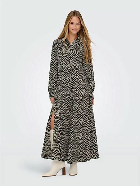 ONLY Hemdblusenkleid ONLHELEN LIFE L/S V-NECK MAXI DRESS PTM günstig online kaufen