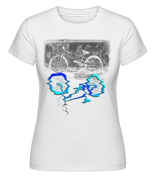 Fahrrad Pfütze · Shirtinator Frauen T-Shirt günstig online kaufen