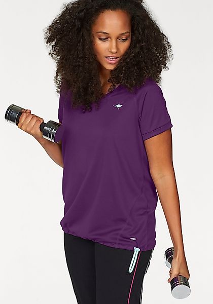 KangaROOS Funktionsshirt Kurzarm, figurumspielend, hüftbedeckend, mit günstig online kaufen