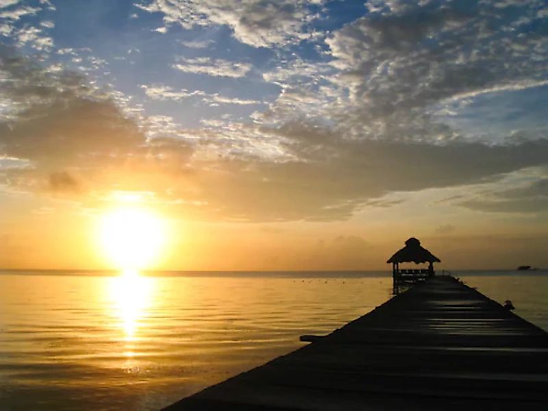 Papermoon Fototapete »Sunburst over Belize« günstig online kaufen