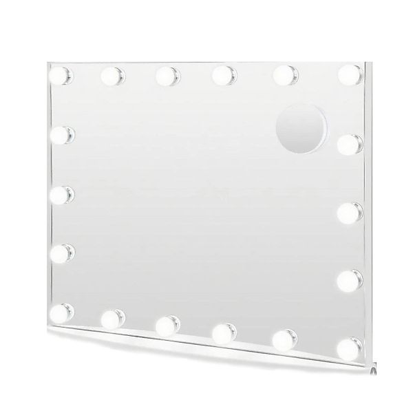 Costway Schminkspiegel mit Beleuchtung 18 Led günstig online kaufen