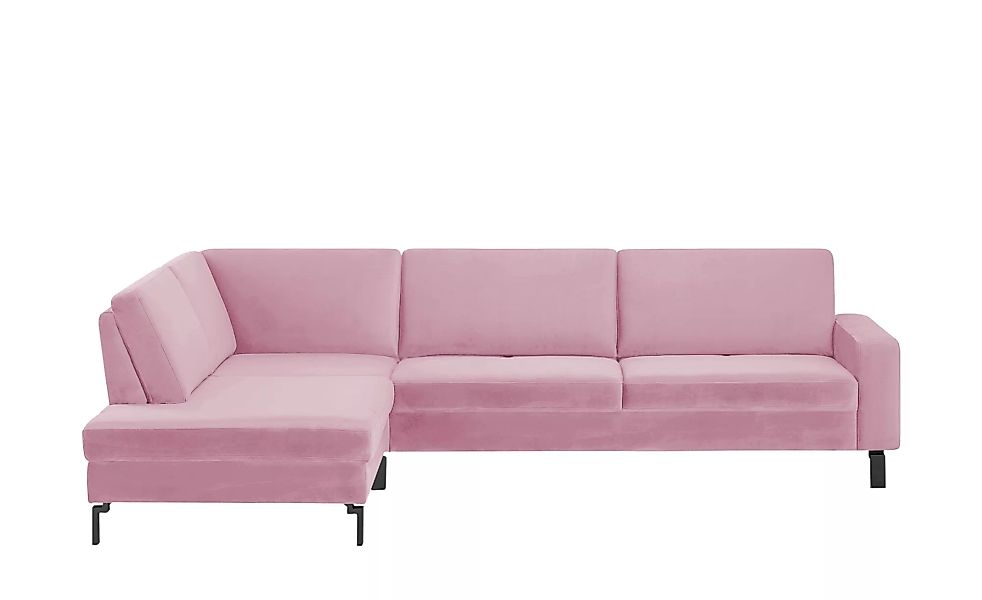Ecksofa - rosa/pink - 199 cm - 85 cm - 102 cm - Polstermöbel > Sofas > Ecks günstig online kaufen