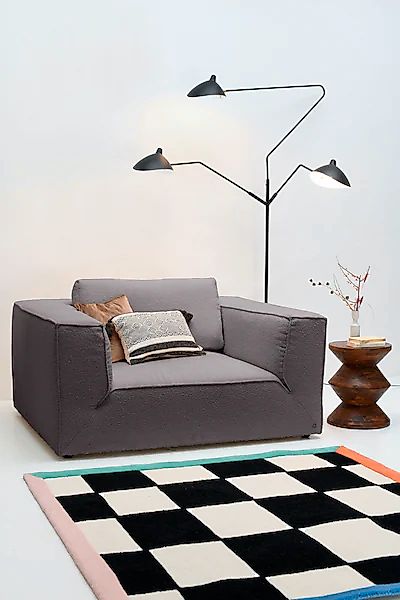 TOM TAILOR HOME Loveseat »BIG CUBE STYLE«, mit bequemen Stegkissen, extra g günstig online kaufen