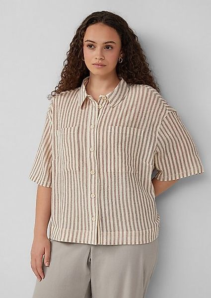 QS Langarmbluse Gestreifte Bluse im Loose Fit günstig online kaufen