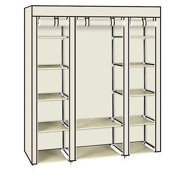 VINGLI Stoffschrank Kleiderschrank, 150 x 45 x 175 cm, Faltschrank, Stoffsc günstig online kaufen
