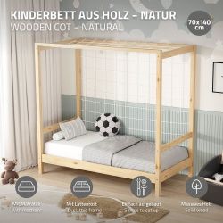 ML-DESIGN Spielbett Fußballtor Einzelbett für Kinder günstig online kaufen