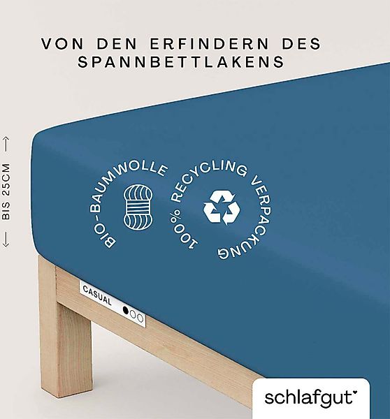 Schlafgut Spannbettlaken CASUAL u.a. in Gr. günstig online kaufen