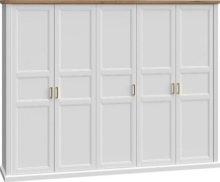 Home affaire Kleiderschrank "Tara", lackiert mit wasserbasiertem UV-Lack, i günstig online kaufen