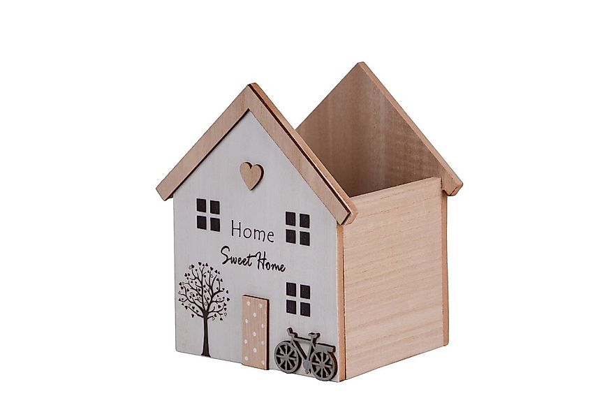 UNUS HOME Dekofigur Aufbewahrungsbox Holz (natur), Hausform aus Holz, „Home günstig online kaufen