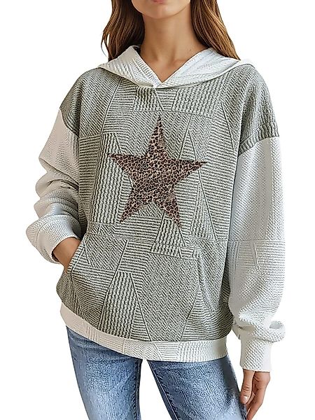 PYLIKE Kapuzenpullover Damen Winterhoodie casual mit günstig online kaufen