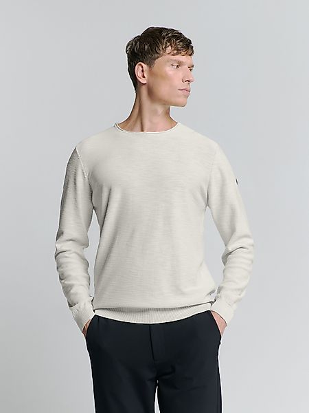 NO EXCESS Rundhalspullover "No Excess Pullover mit Rundhalsausschnitt" günstig online kaufen