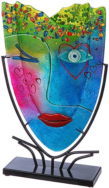 Casablanca by Gilde Bodenvase »Designvase Face "Twinkle"«, (1 St.) günstig online kaufen