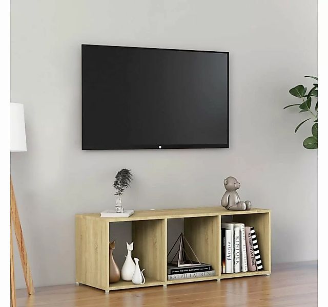 furnicato TV-Schrank Sonoma-Eiche 107x35x37 cm Holzwerkstoff günstig online kaufen